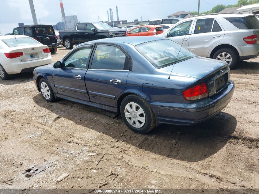 KMHWF25S74A963729 | 2004 HYUNDAI SONATA