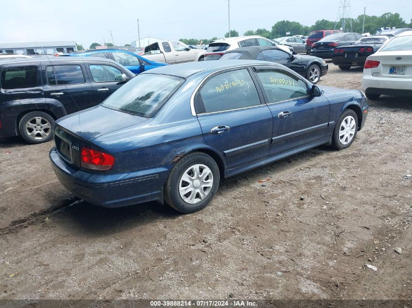 KMHWF25S74A963729 | 2004 HYUNDAI SONATA