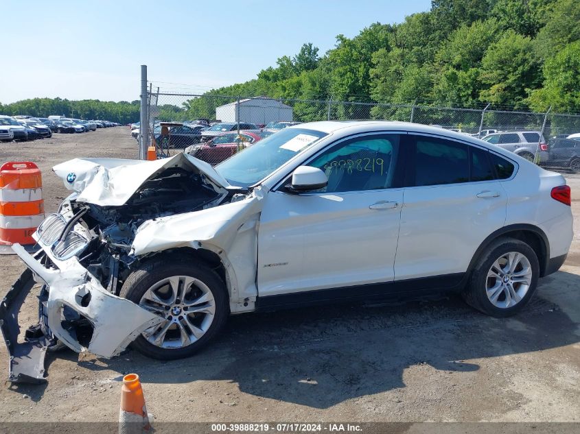 2017 BMW X4 xDrive28I VIN: 5UXXW3C3XH0T78986 Lot: 39888219