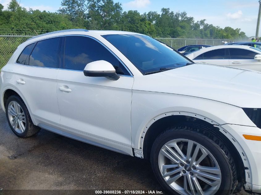 2018 Audi Q5 2.0T Premium/2.0T Tech Premium VIN: WA1BNAFY7J2211712 Lot: 39888236