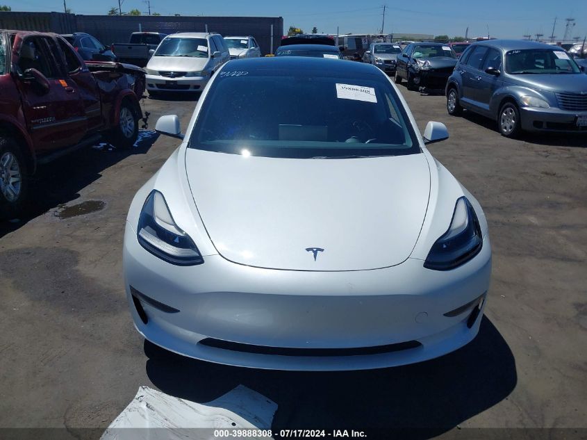 2022 Tesla Model 3 Long Range Dual Motor All-Wheel Drive VIN: 5YJ3E1EB7NF193349 Lot: 39888308