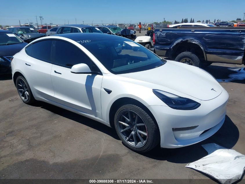 2022 TESLA MODEL 3 LONG RANGE DUAL MOTOR ALL-WHEEL DRIVE - 5YJ3E1EB7NF193349