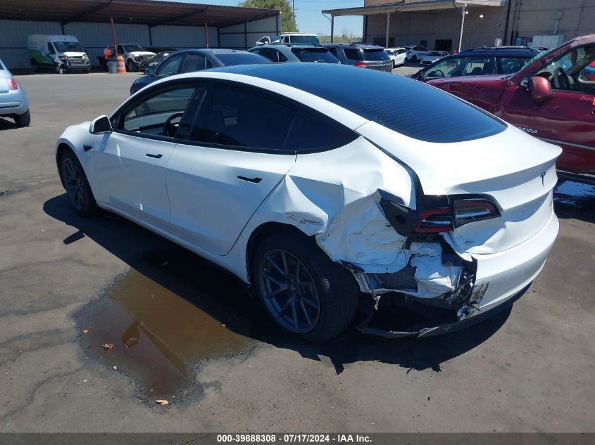 2022 TESLA MODEL 3 LONG RANGE DUAL MOTOR ALL-WHEEL DRIVE - 5YJ3E1EB7NF193349