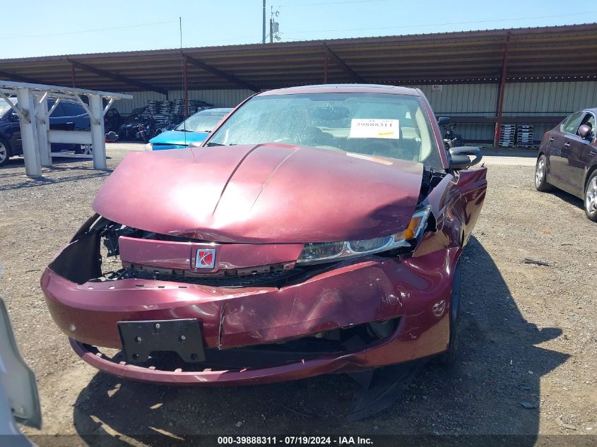 2003 Saturn Ion 2 VIN: 1G8AJ52FX3Z186169 Lot: 39888311