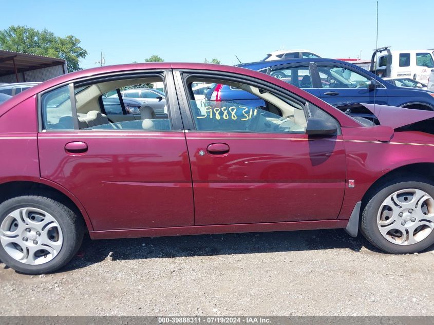 2003 Saturn Ion 2 VIN: 1G8AJ52FX3Z186169 Lot: 39888311