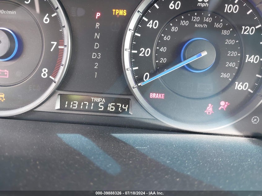 2010 Honda Accord Crosstour Ex VIN: 5J6TF1H33AL000326 Lot: 39888326