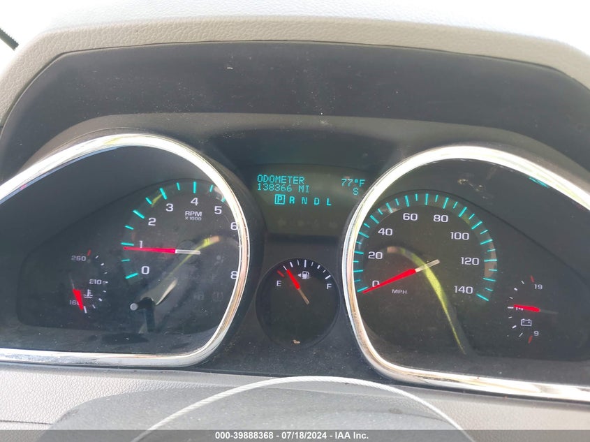 2009 Chevrolet Traverse Lt VIN: 1GNER23D69S160253 Lot: 39888368