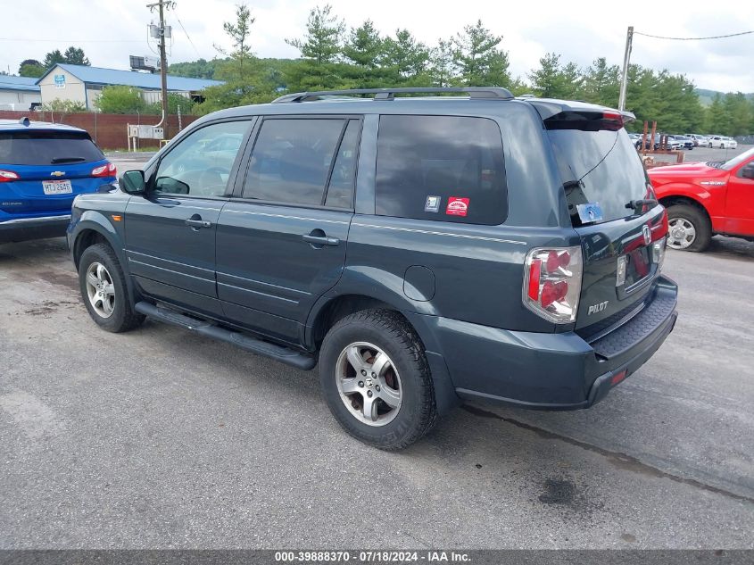 2006 Honda Pilot Ex VIN: 5FNYF18506B027555 Lot: 39888370