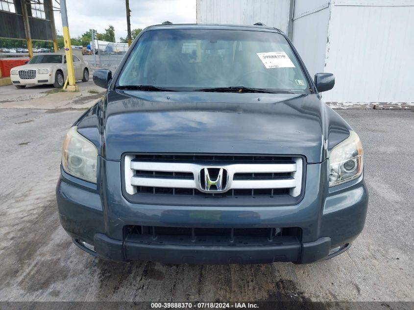 2006 Honda Pilot Ex VIN: 5FNYF18506B027555 Lot: 39888370