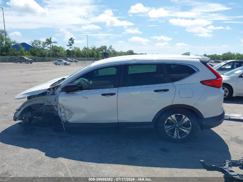 2019 Honda Cr-V Lx VIN: 2HKRW5H37KH415825 Lot: 39888382