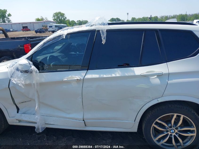 2016 BMW X3 xDrive35I VIN: 5UXWX7C50G0R17826 Lot: 39888384