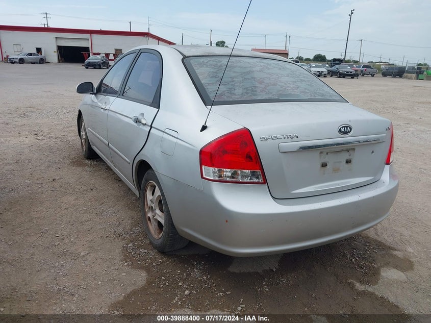 2009 Kia Spectra Ex VIN: KNAFE221395667834 Lot: 39888400