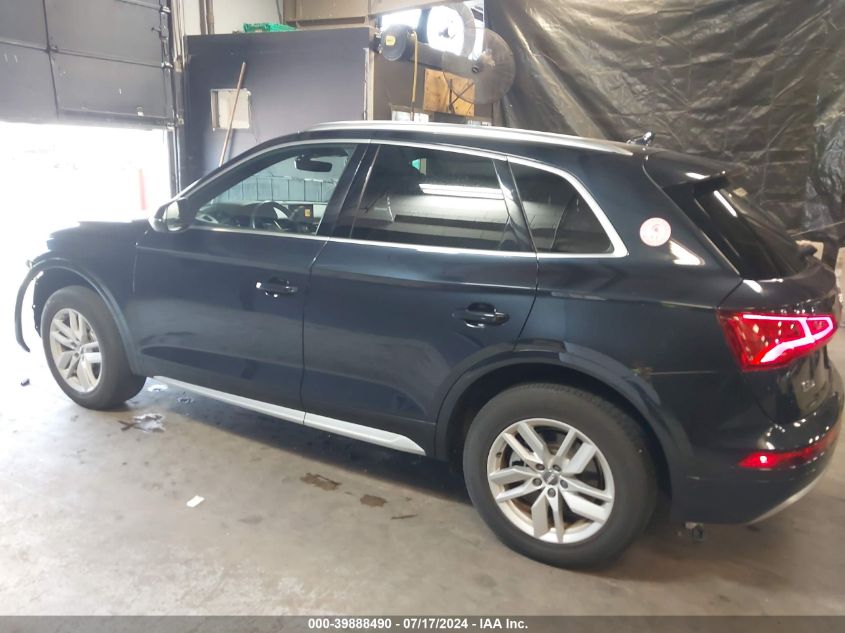 2020 Audi Q5 Premium 45 Tfsi Quattro S Tronic VIN: WA1ANAFY7L2046842 Lot: 39888490