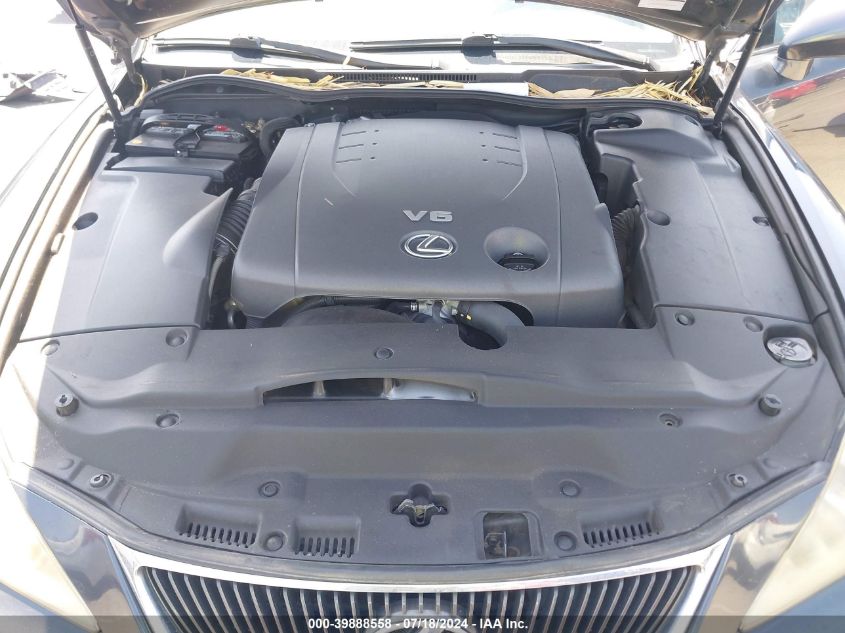 2007 Lexus Is 250 VIN: JTHBK262072037053 Lot: 39888558
