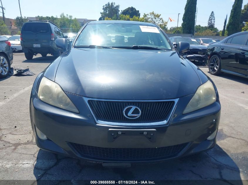 2007 Lexus Is 250 VIN: JTHBK262072037053 Lot: 39888558