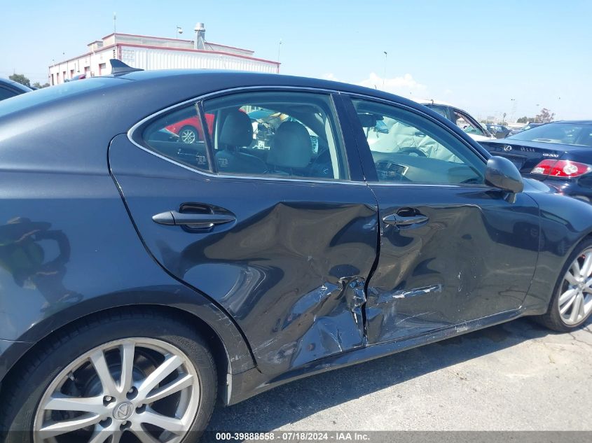 2007 Lexus Is 250 VIN: JTHBK262072037053 Lot: 39888558