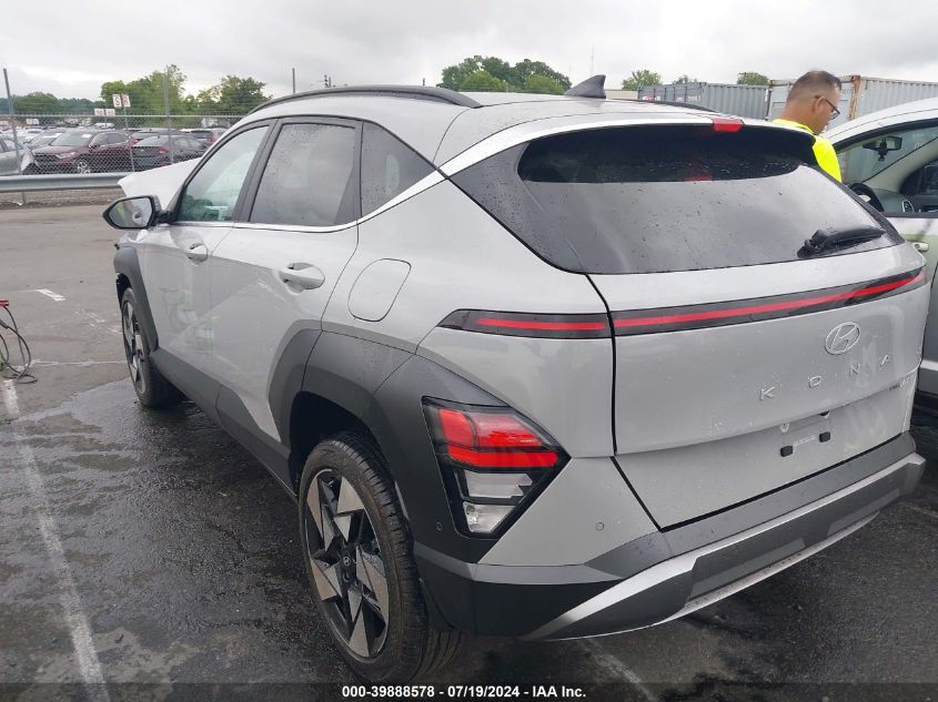 2024 Hyundai Kona Limited VIN: KM8HECA30RU116170 Lot: 39888578