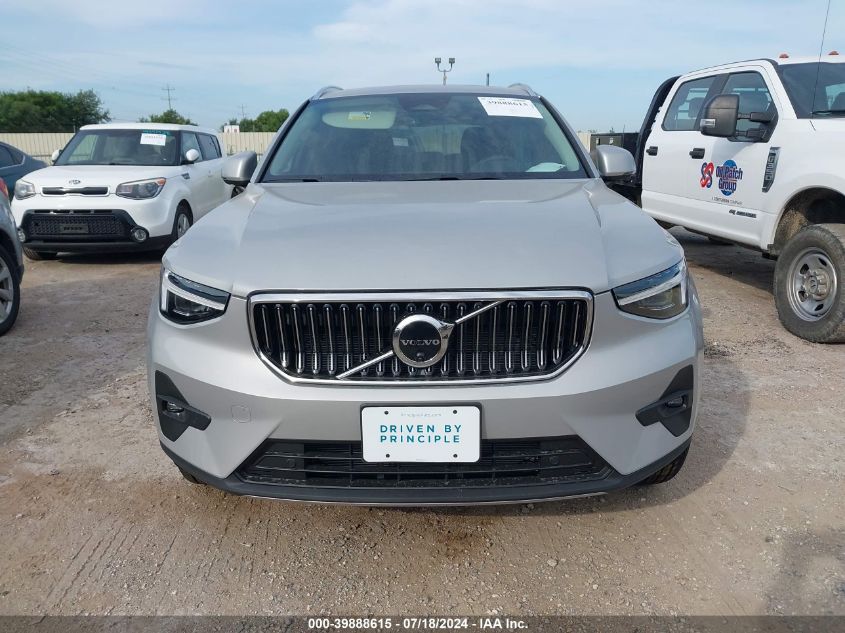 2024 Volvo Xc40 B5 Ultimate Bright Theme VIN: YV4L12UF3R2315748 Lot: 39888615