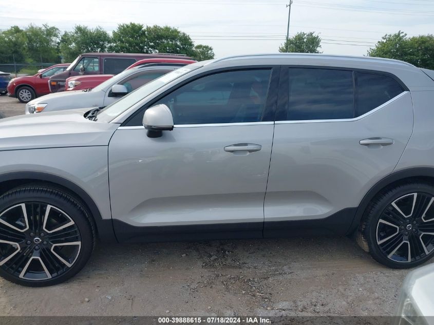 2024 Volvo Xc40 Ultimate VIN: YV4L12UF3R2315748 Lot: 39888615