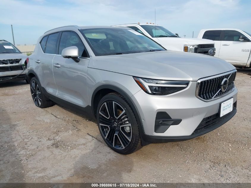 2024 Volvo Xc40 Ultimate VIN: YV4L12UF3R2315748 Lot: 39888615