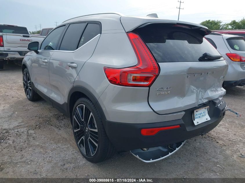 2024 Volvo Xc40 Ultimate VIN: YV4L12UF3R2315748 Lot: 39888615