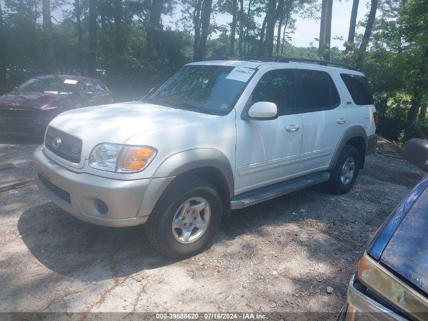 5TDBT44A61S050264 2001 Toyota Sequoia Sr5 V8