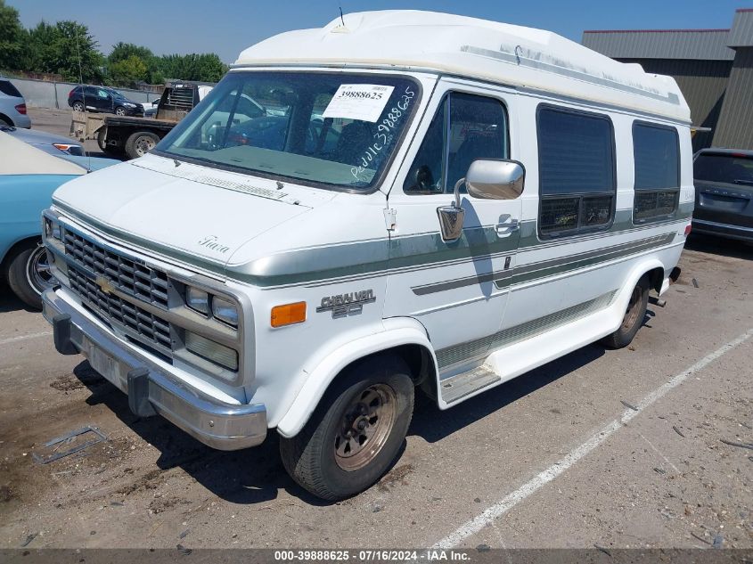 1992 Chevrolet G20 VIN: 1GBEG25K6N7117110 Lot: 39888625