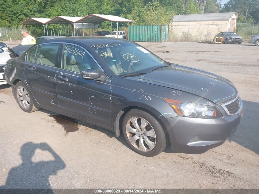 1HGCP26878A060592 2008 Honda Accord 2.4 Ex-L auction photo 1