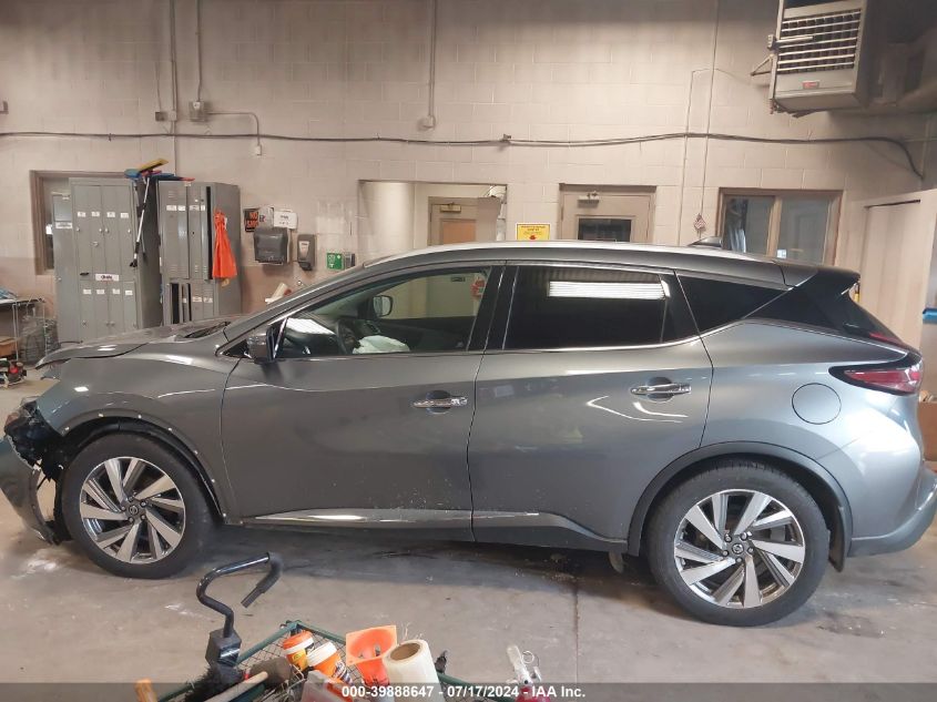 2020 Nissan Murano Sl Intelligent Awd VIN: 5N1AZ2CSXLN153703 Lot: 39888647