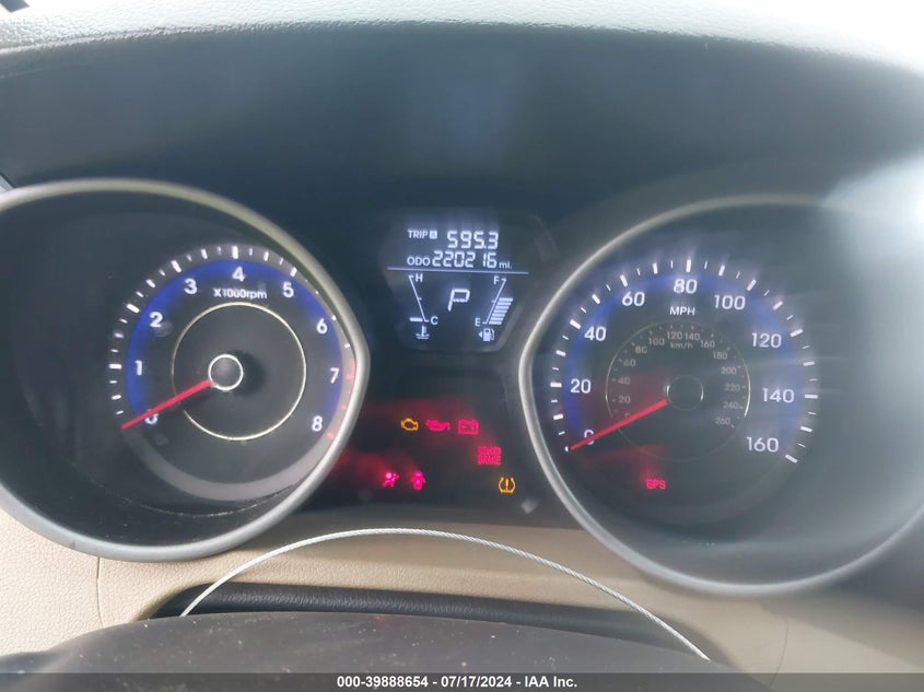 2012 Hyundai Elantra VIN: KMHDH4AP5CU304509 Lot: 39888654