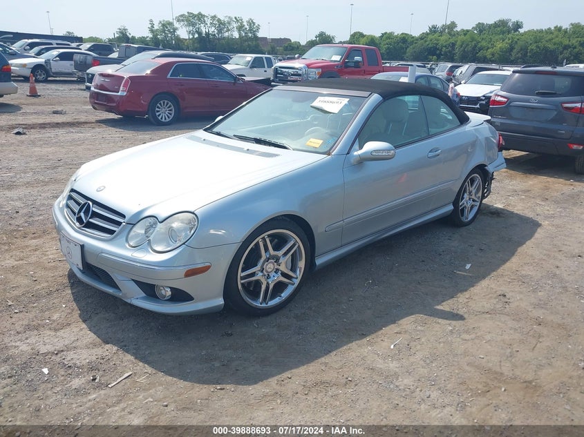 2008 Mercedes-Benz Clk 550 VIN: WDBTK72F88T091643 Lot: 39888693