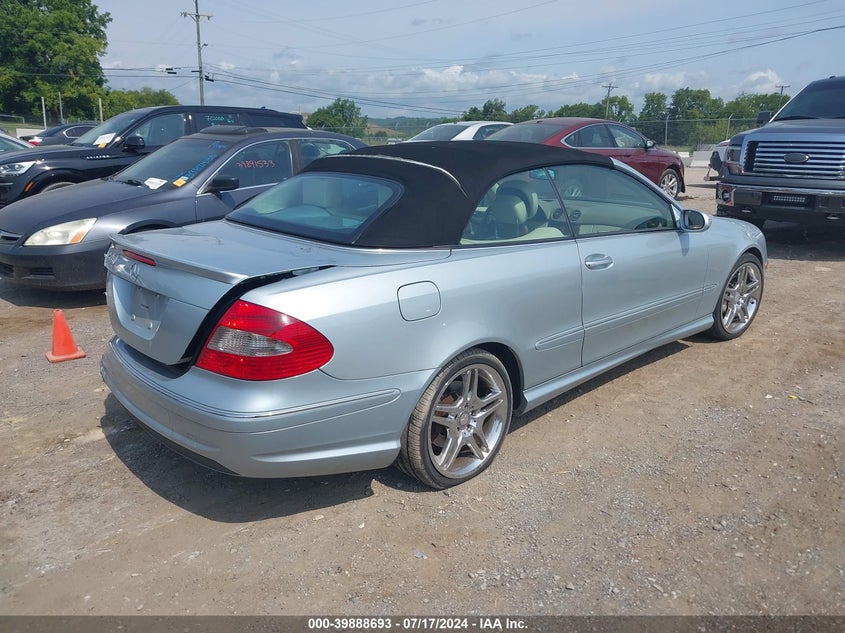 2008 Mercedes-Benz Clk 550 VIN: WDBTK72F88T091643 Lot: 39888693