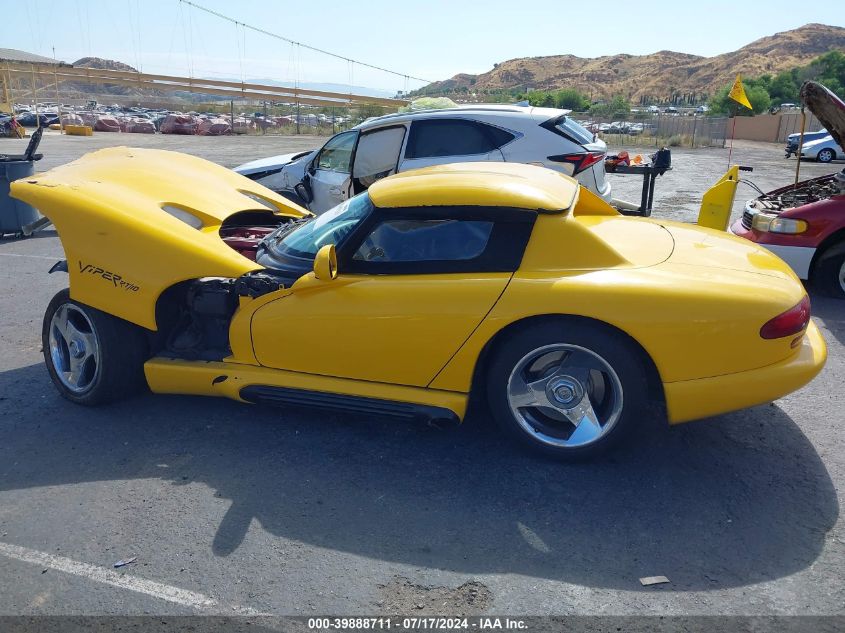 1994 Dodge Viper Rt-10 VIN: 1B3BR65E9RV102873 Lot: 39888711