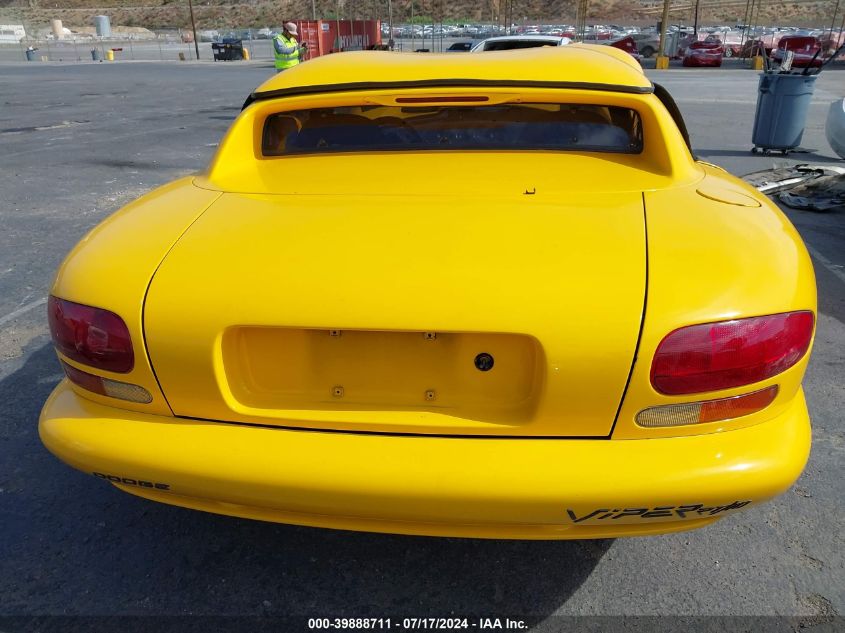 1994 Dodge Viper Rt-10 VIN: 1B3BR65E9RV102873 Lot: 39888711