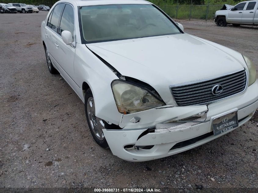 2002 Lexus Ls 430 VIN: JTHBN30F820056690 Lot: 39888731