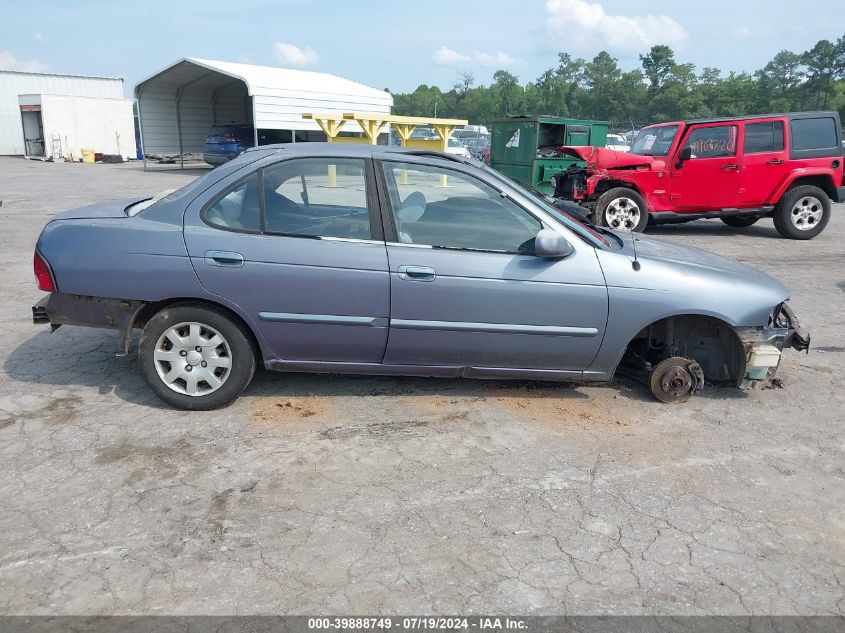 2000 Nissan Sentra Gxe/Xe VIN: 3N1CB51D2YL351662 Lot: 39888749