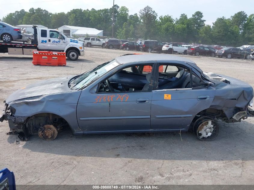 2000 Nissan Sentra Gxe/Xe VIN: 3N1CB51D2YL351662 Lot: 39888749