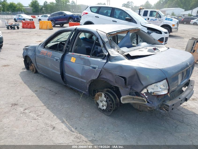 2000 Nissan Sentra Gxe/Xe VIN: 3N1CB51D2YL351662 Lot: 39888749