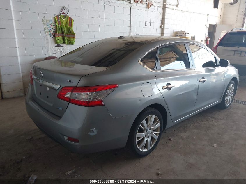 2013 Nissan Sentra Sl VIN: 3N1AB7AP3DL665618 Lot: 39888760