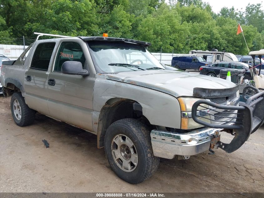 2003 Chevrolet Avalanche 1500 VIN: 3GNEK13T73G306731 Lot: 39888808