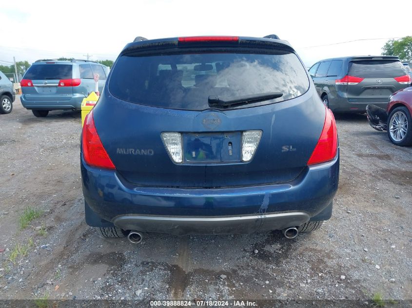 JN8AZ08T73W119114 2003 Nissan Murano Sl