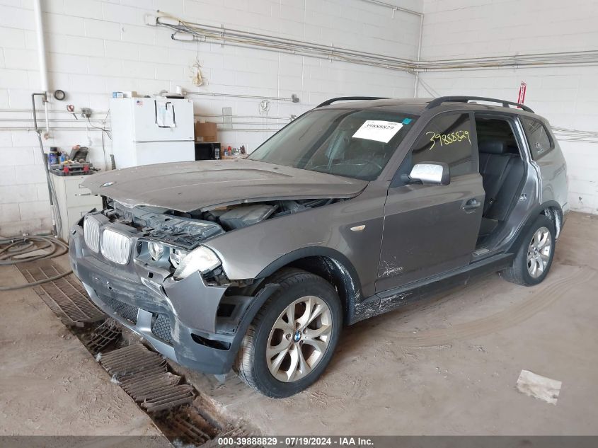 2009 BMW X3 xDrive30I VIN: WBXPC93479WJ24384 Lot: 39888829