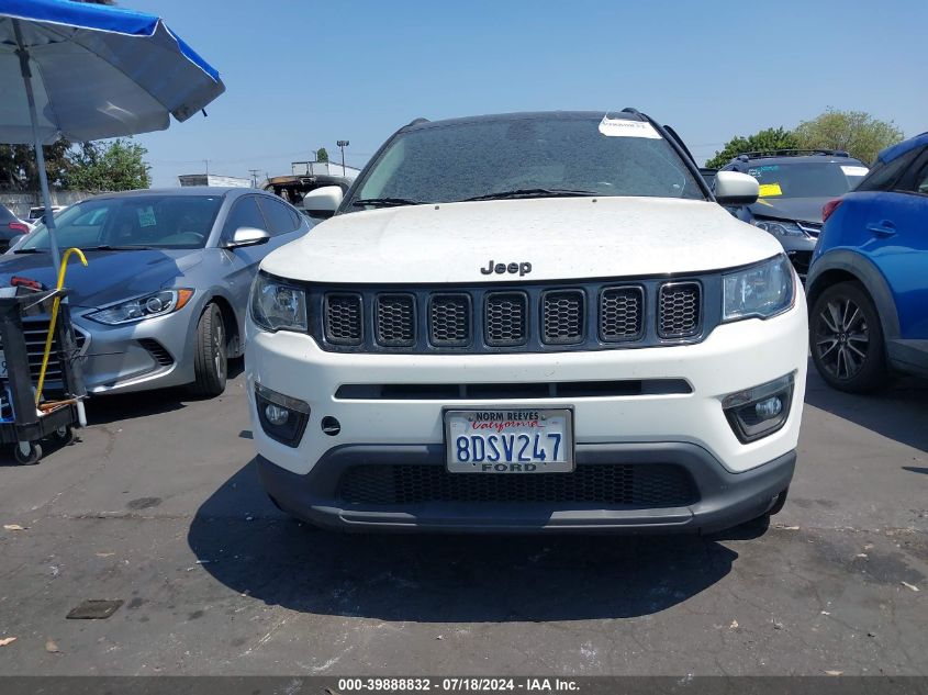 2018 Jeep Compass Altitude Fwd VIN: 3C4NJCBB3JT300381 Lot: 39888832