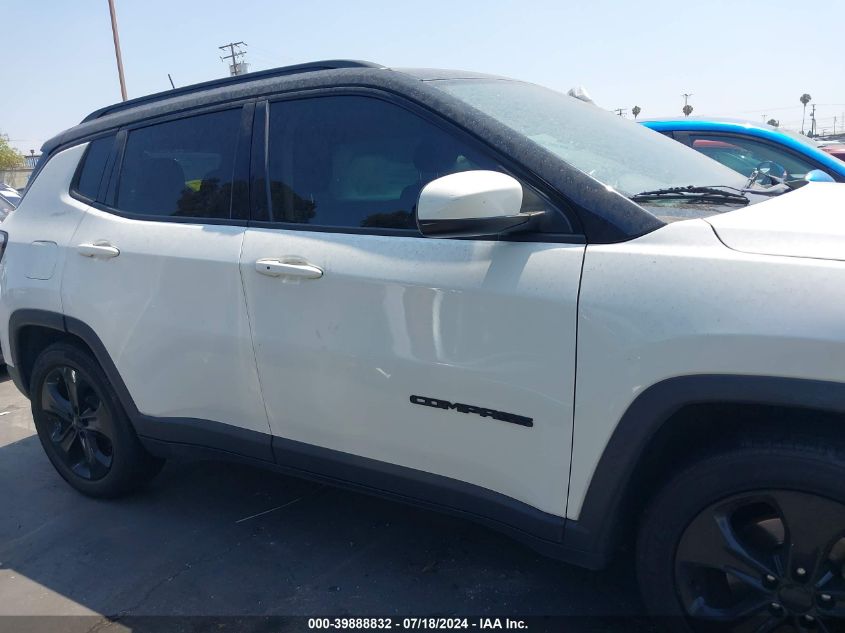 2018 Jeep Compass Altitude Fwd VIN: 3C4NJCBB3JT300381 Lot: 39888832