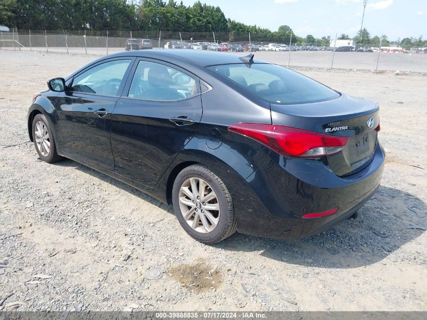 2014 Hyundai Elantra Se VIN: 5NPDH4AE6EH543987 Lot: 39888835