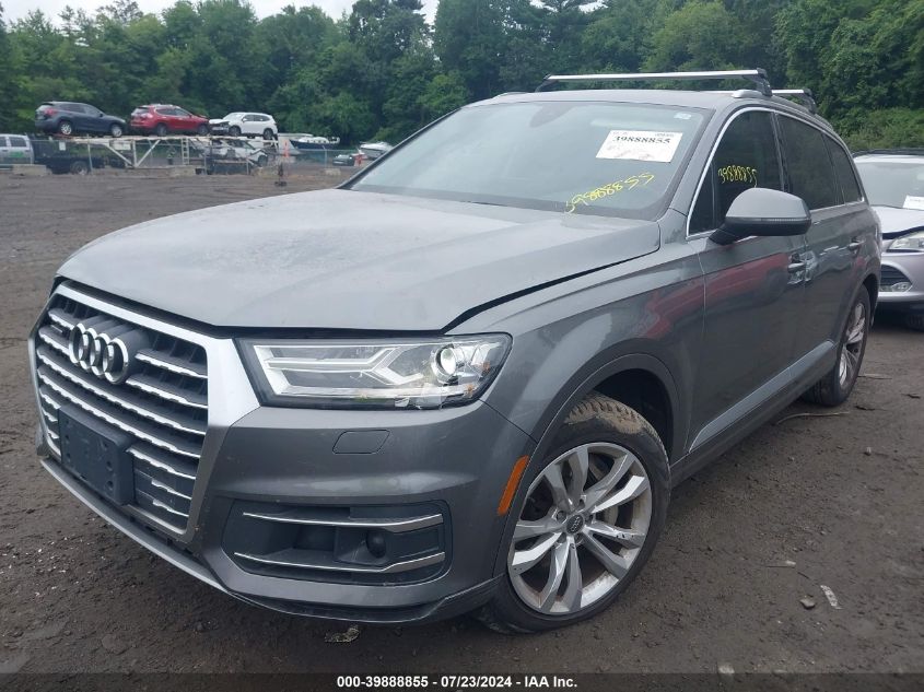 2018 Audi Q7 3.0T Premium VIN: WA1LABF76JD009252 Lot: 39888855