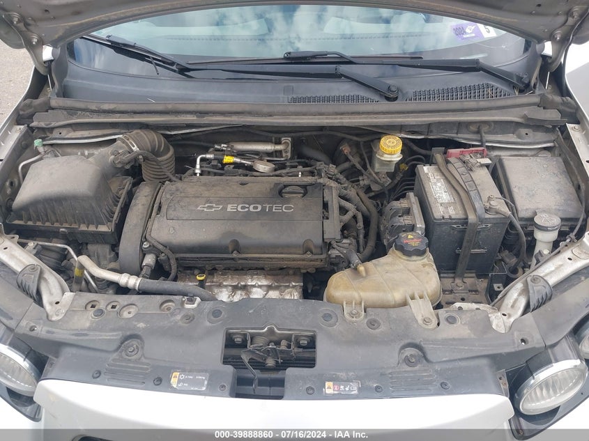 2012 Chevrolet Sonic 2Ls VIN: 1G1JA5SH4C4188237 Lot: 39888860