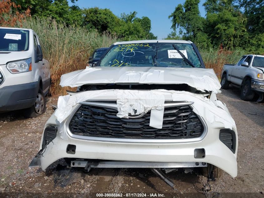 2021 Toyota Highlander L VIN: 5TDCZRAH3MS528596 Lot: 39888862