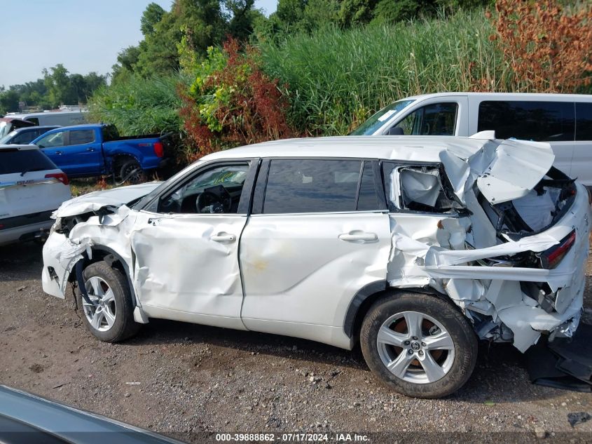 2021 Toyota Highlander L VIN: 5TDCZRAH3MS528596 Lot: 39888862