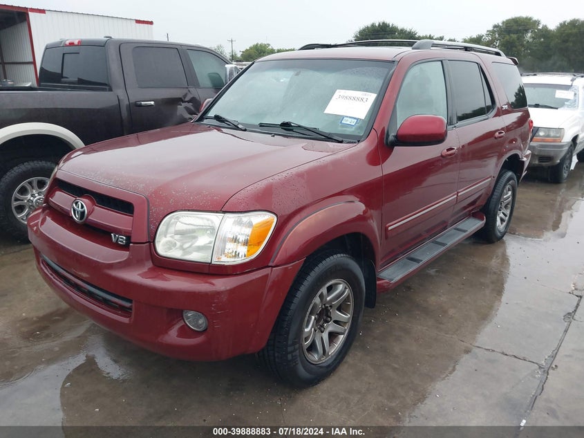 2007 Toyota Sequoia Sr5 VIN: 5TDZT34A67S299326 Lot: 39888883